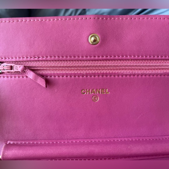 Chanel WOC GHW in lamb skin pink - Picture 7 of 17